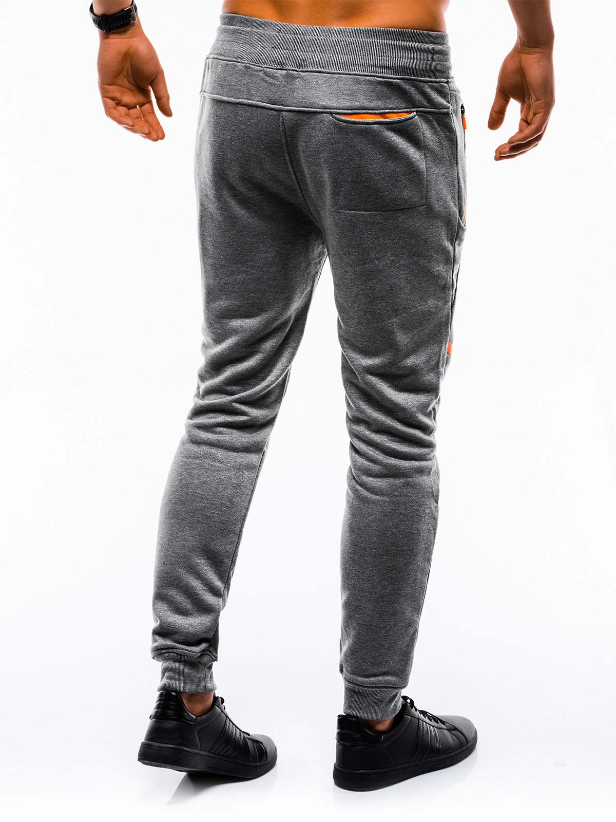 Men's sweatpants P742 - dark grey | MODONE wholesale - Clothing For Men