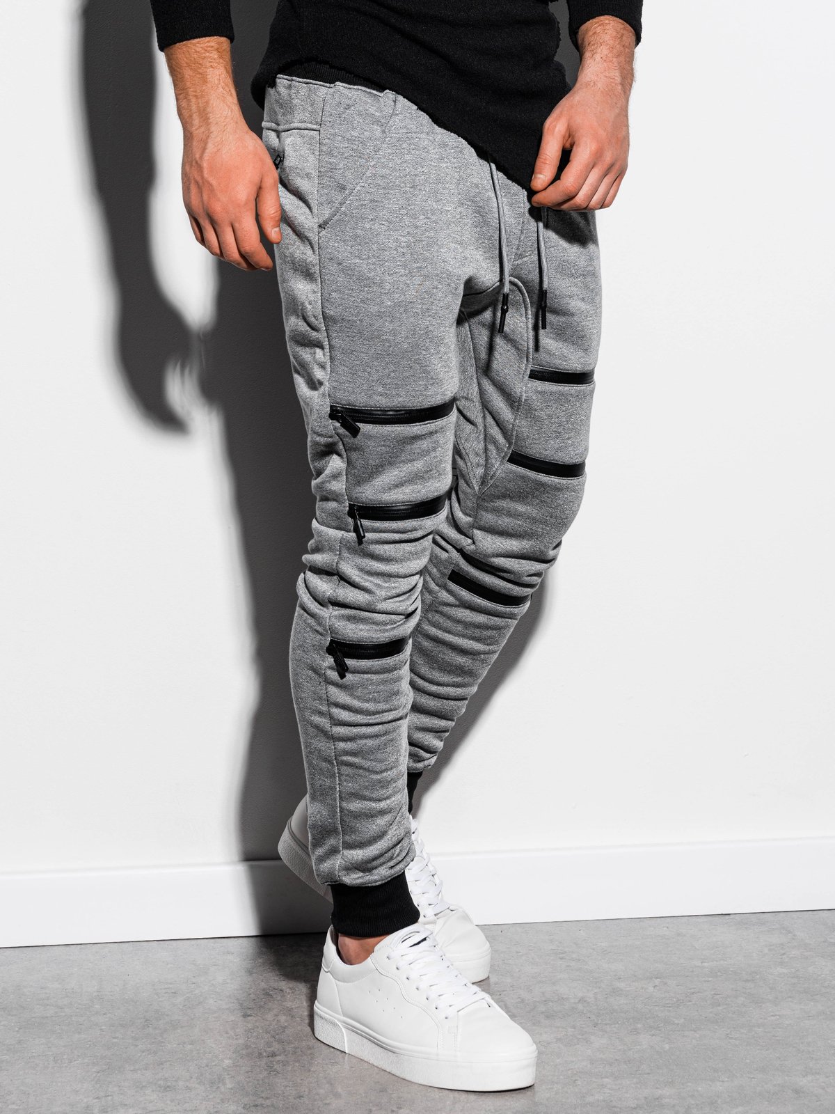 dark grey sweatpants