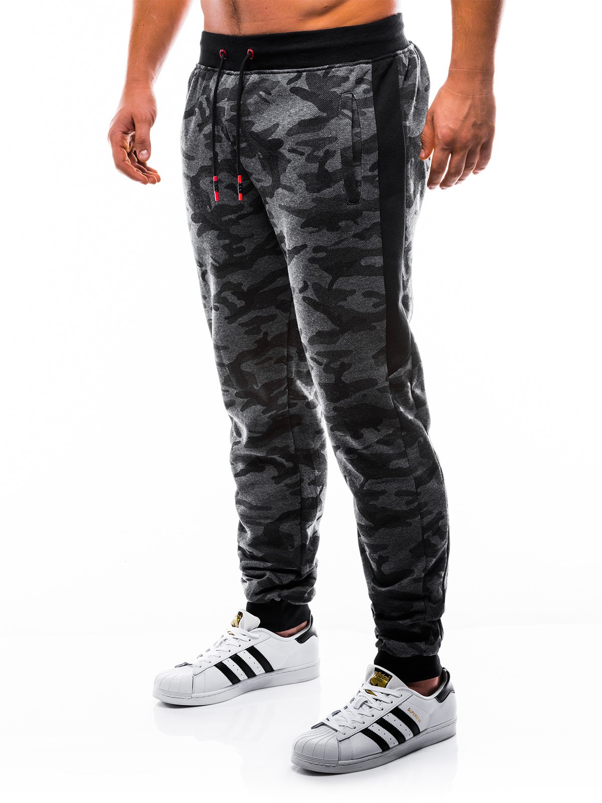 Men's sweatpants P796 - dark grey | MODONE wholesale - Clothing For Men