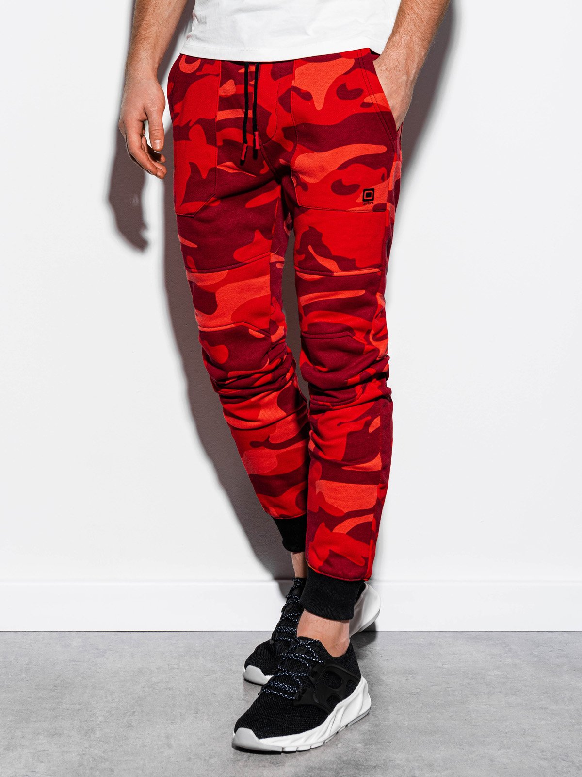 men's red sweatpants