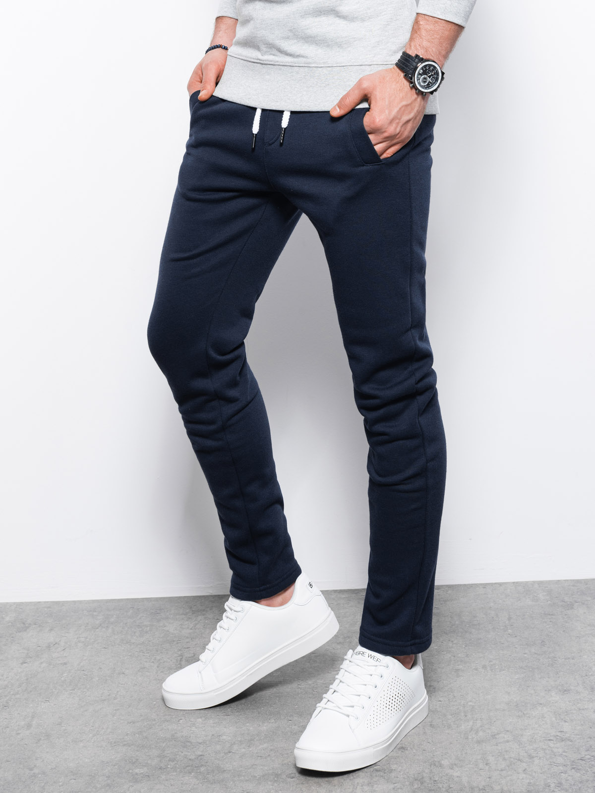 Men's sweatpants P866 - navy | MODONE wholesale - Clothing For Men