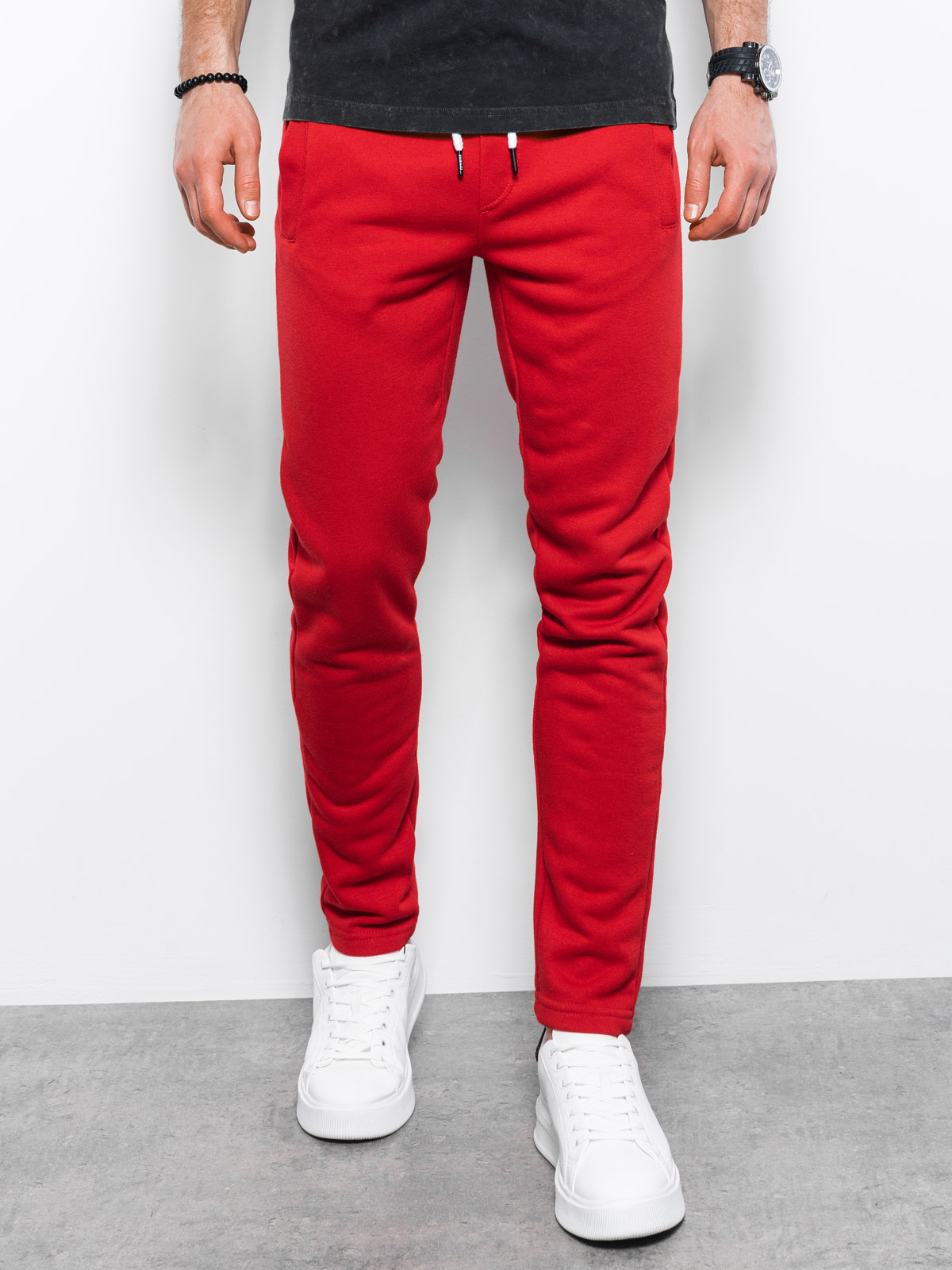 Men's sweatpants P866 - red | MODONE wholesale - Clothing For Men