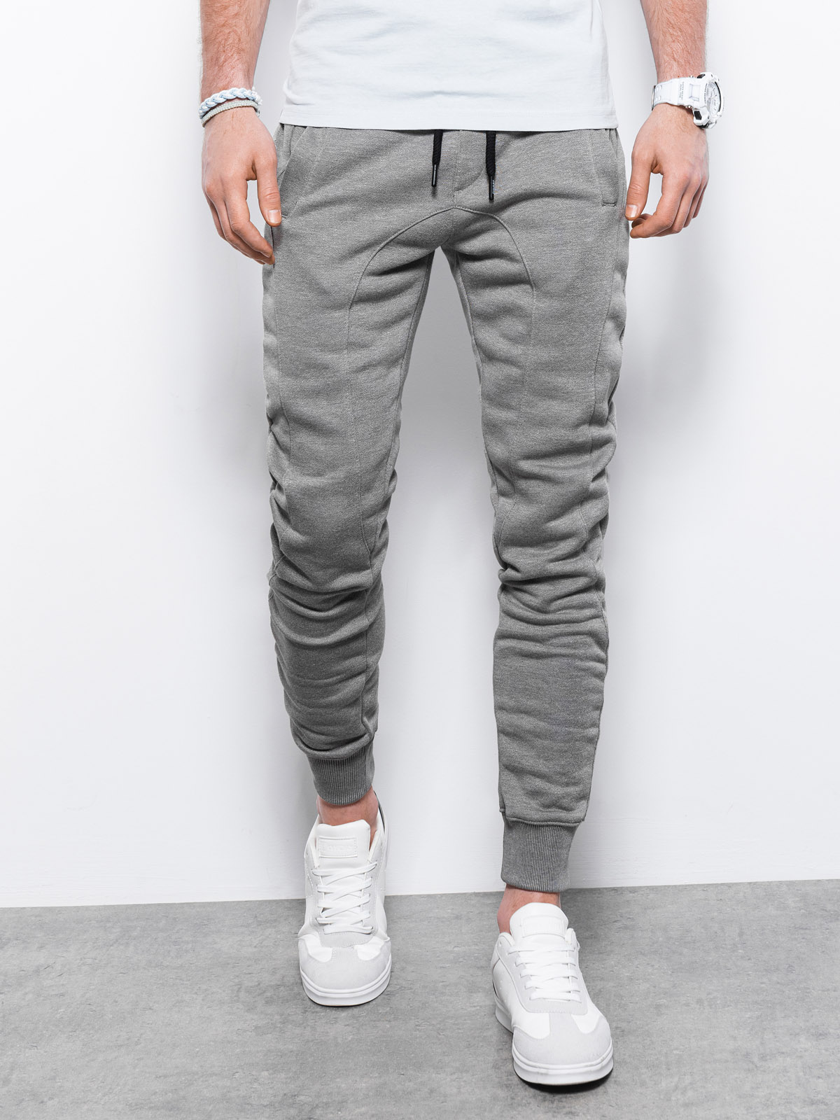 Men's sweatpants P867 - grey | MODONE wholesale - Clothing For Men