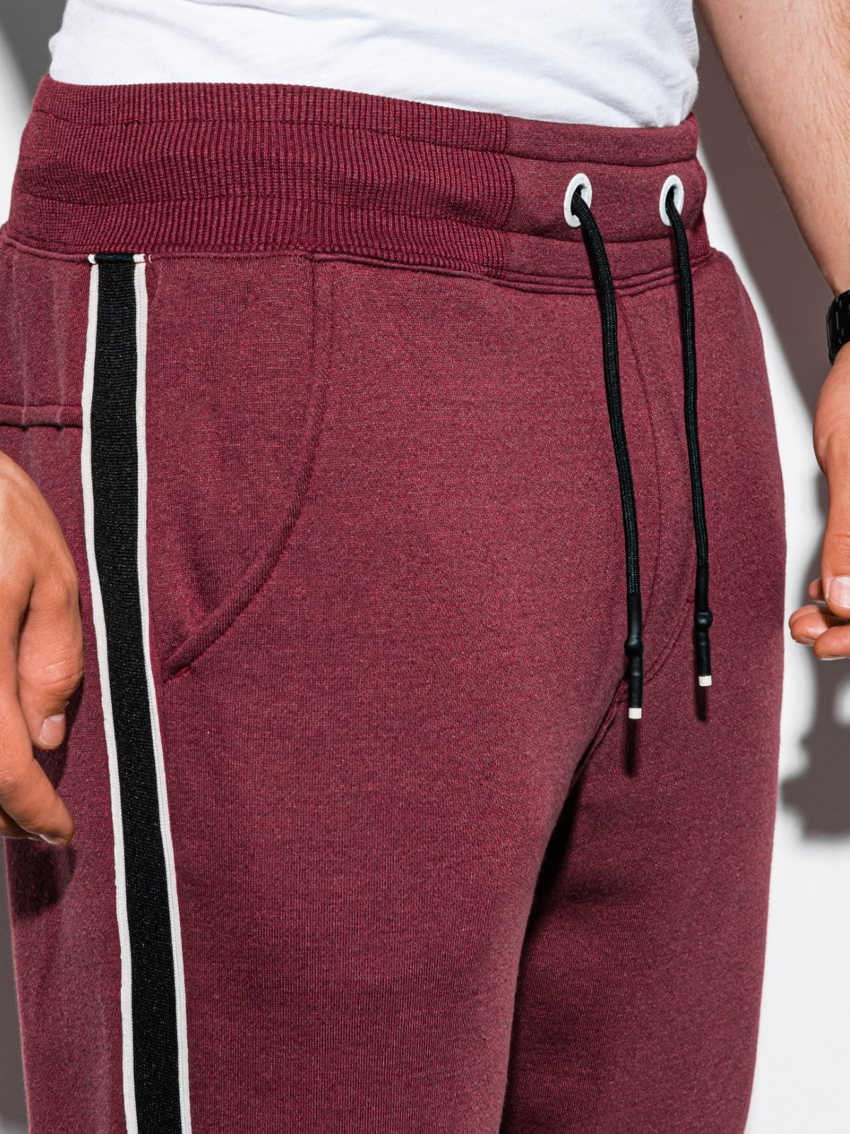 Men's sweatpants P898 dark red MODONE wholesale Clothing For Men