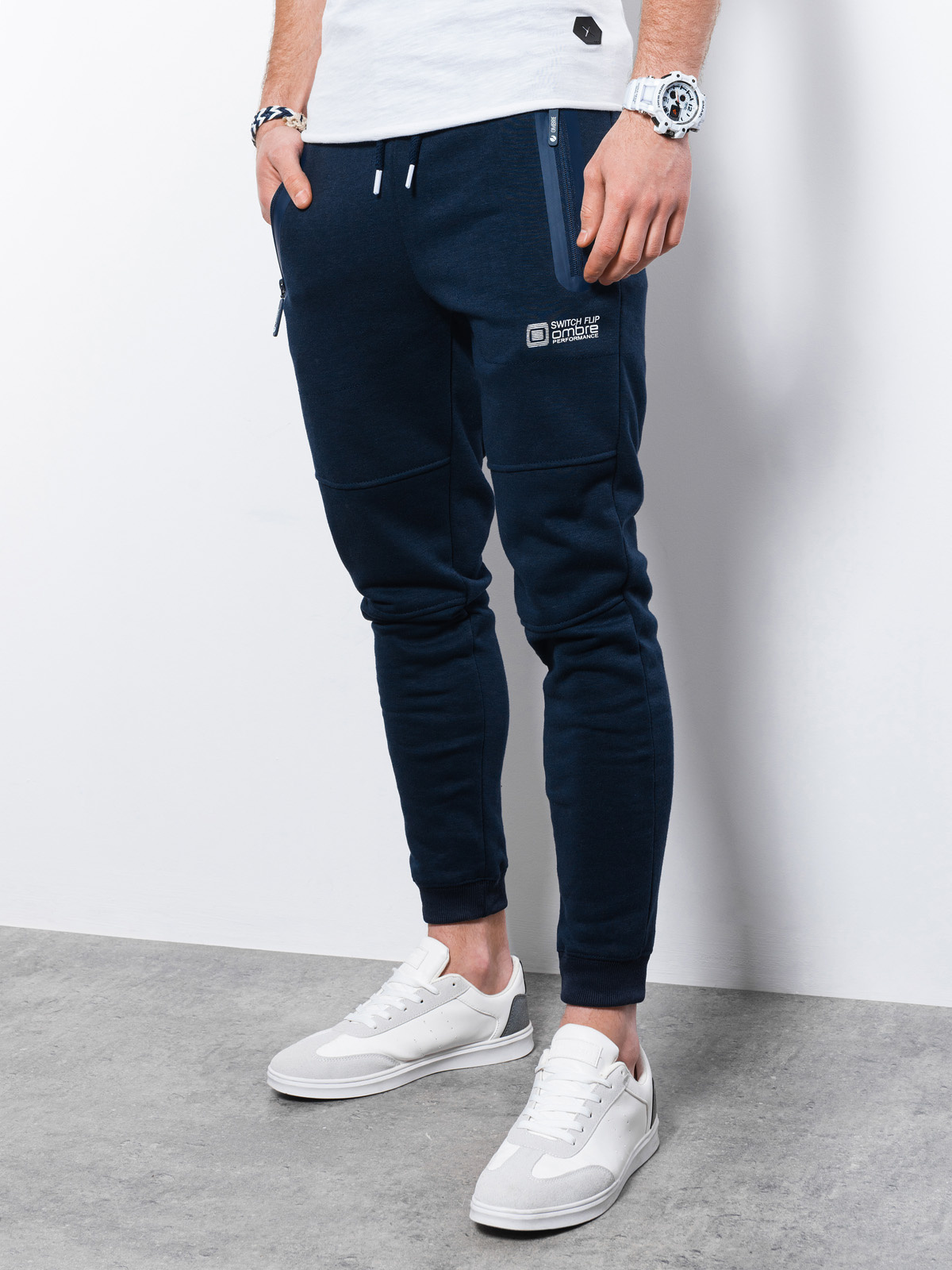 mens navy sweatpants