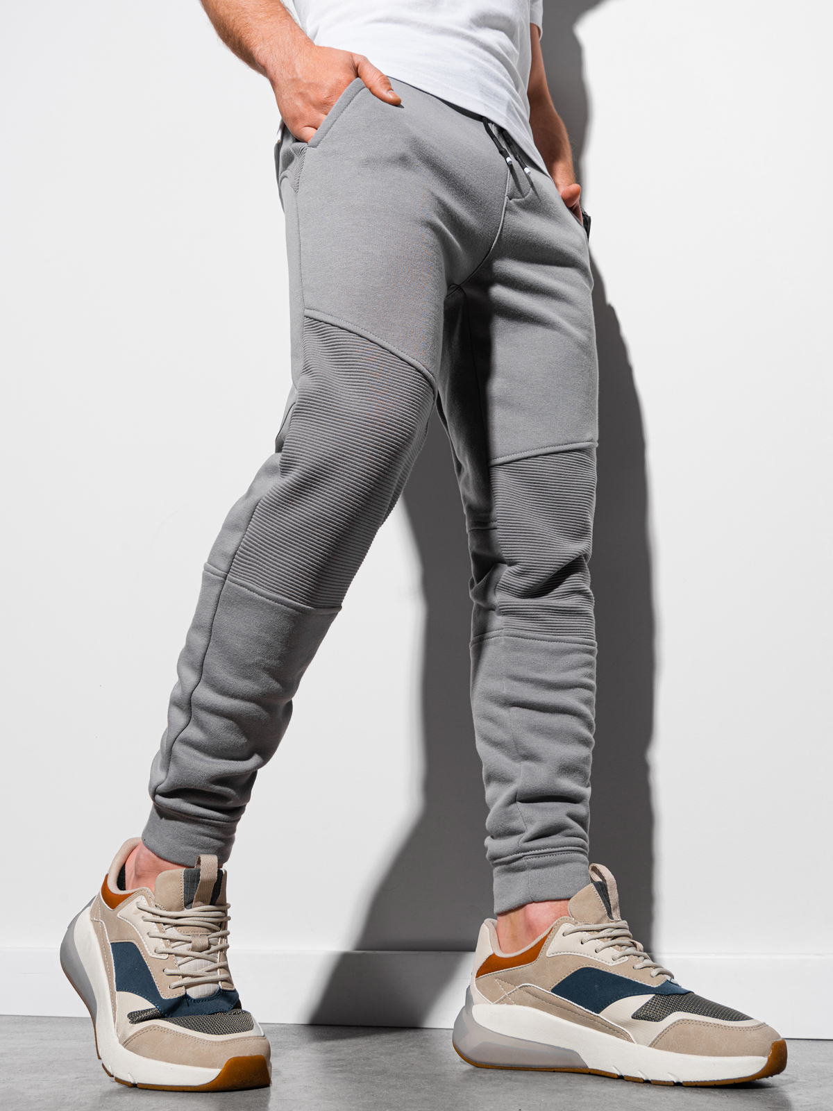 Women's sweatpants PLR004 - grey  MODONE wholesale - Clothing For Men