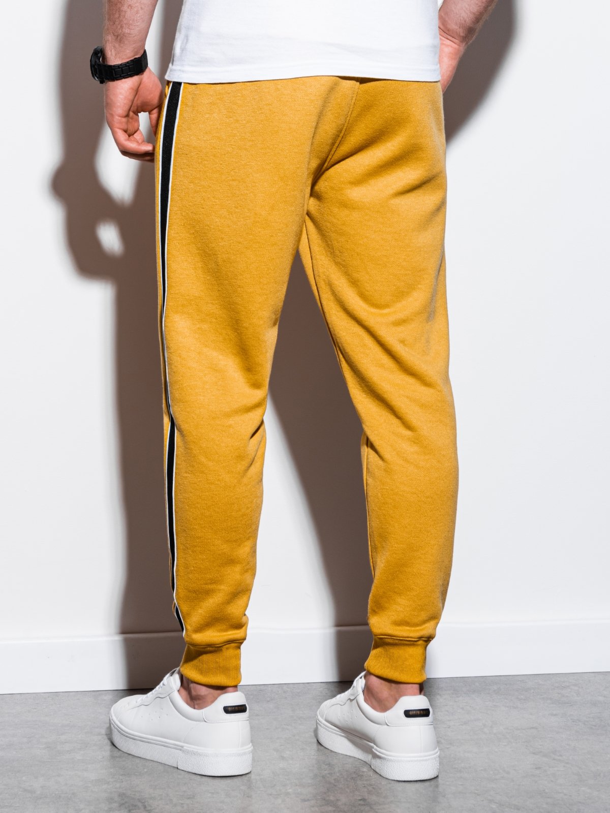 Men's sweatpants - yellow P898  MODONE wholesale - Clothing For Men