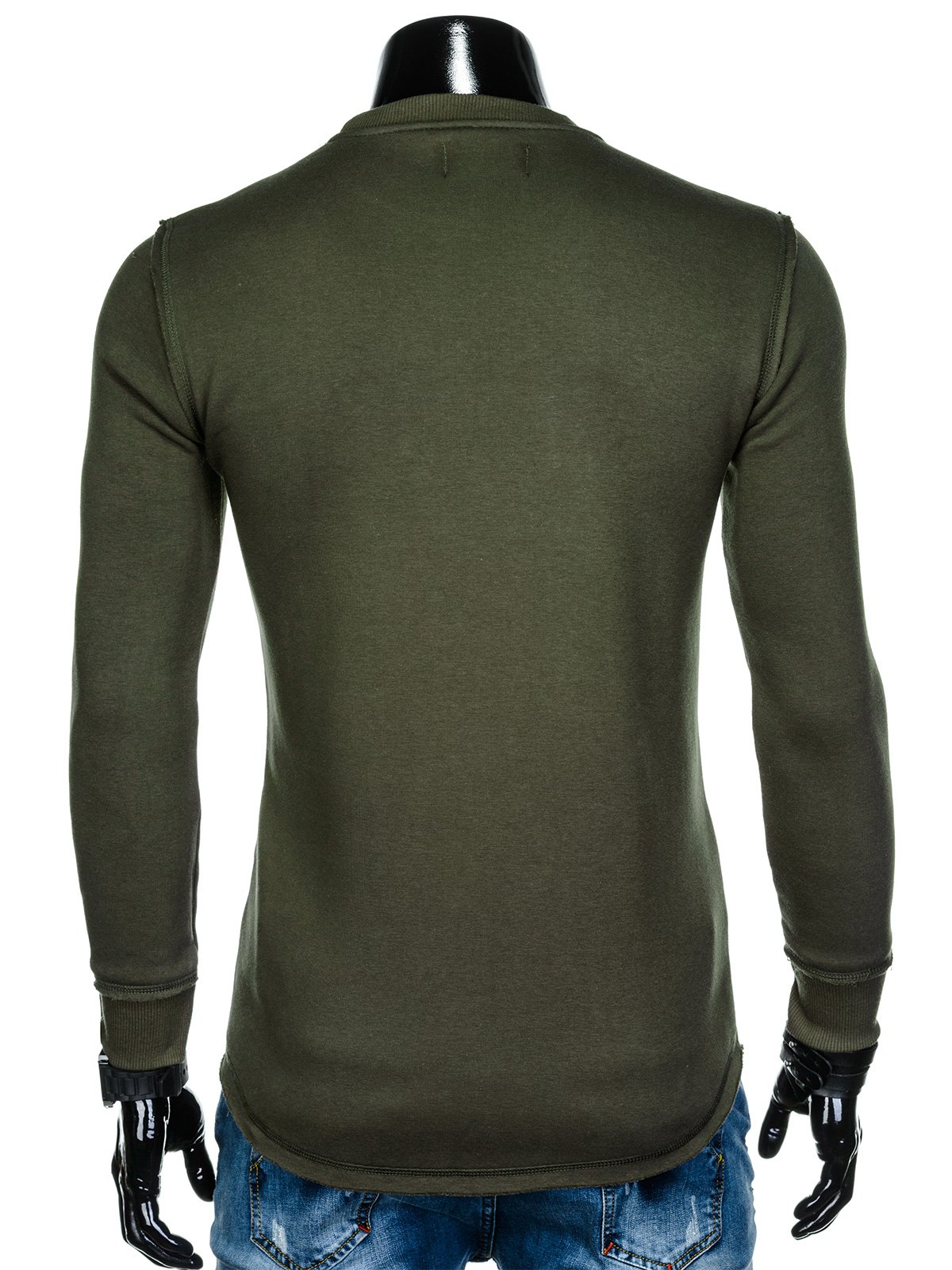 Men's sweatshirt B907 - khaki | MODONE wholesale - Clothing For Men