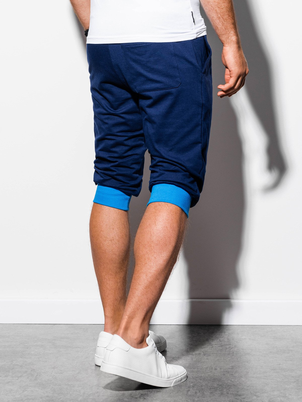 navy blue sweat shorts