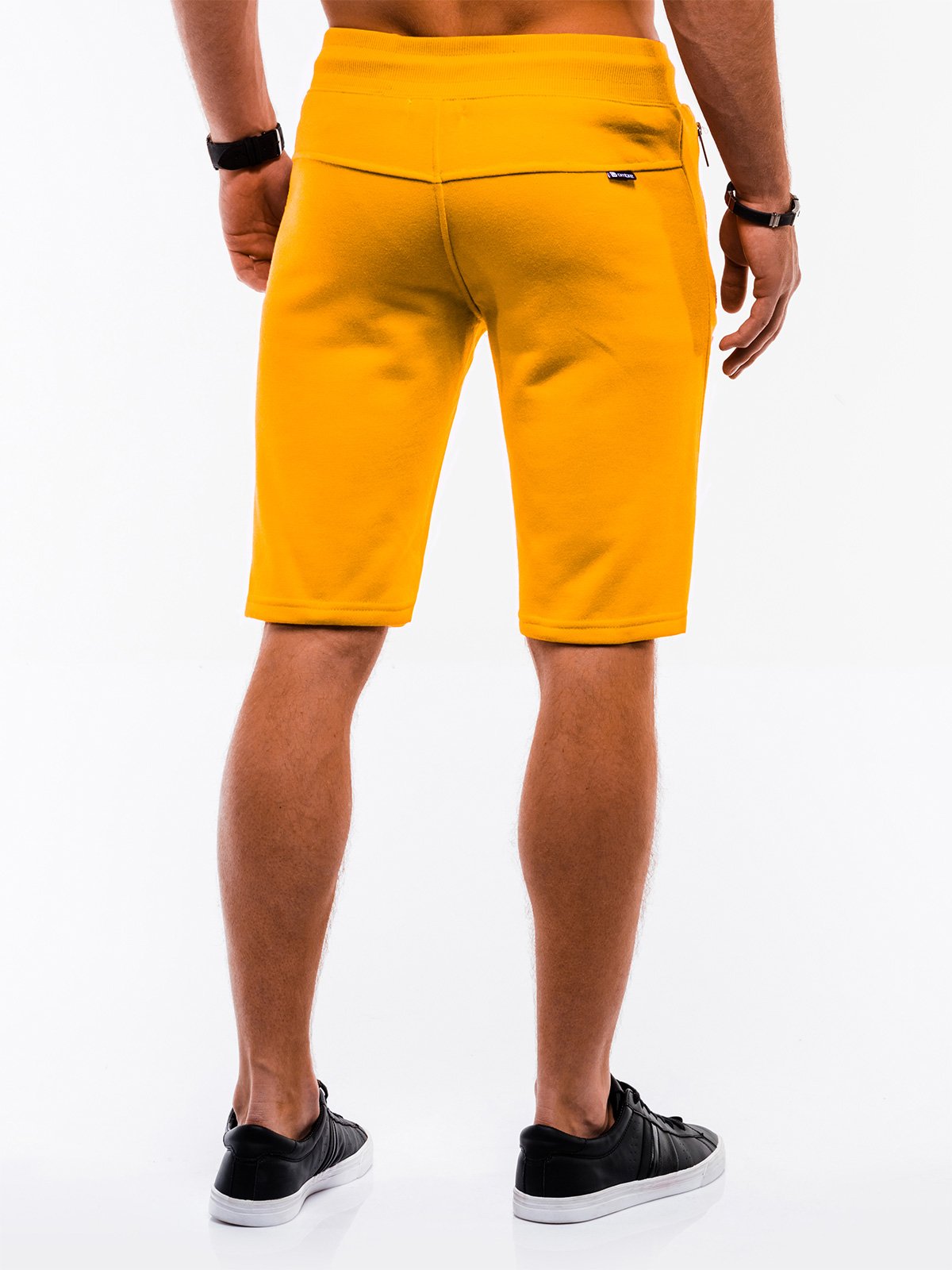 yellow sweat shorts mens