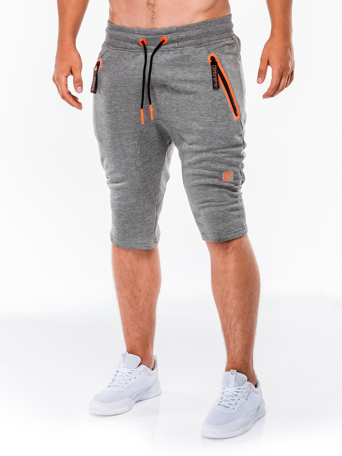 dark grey sweat shorts