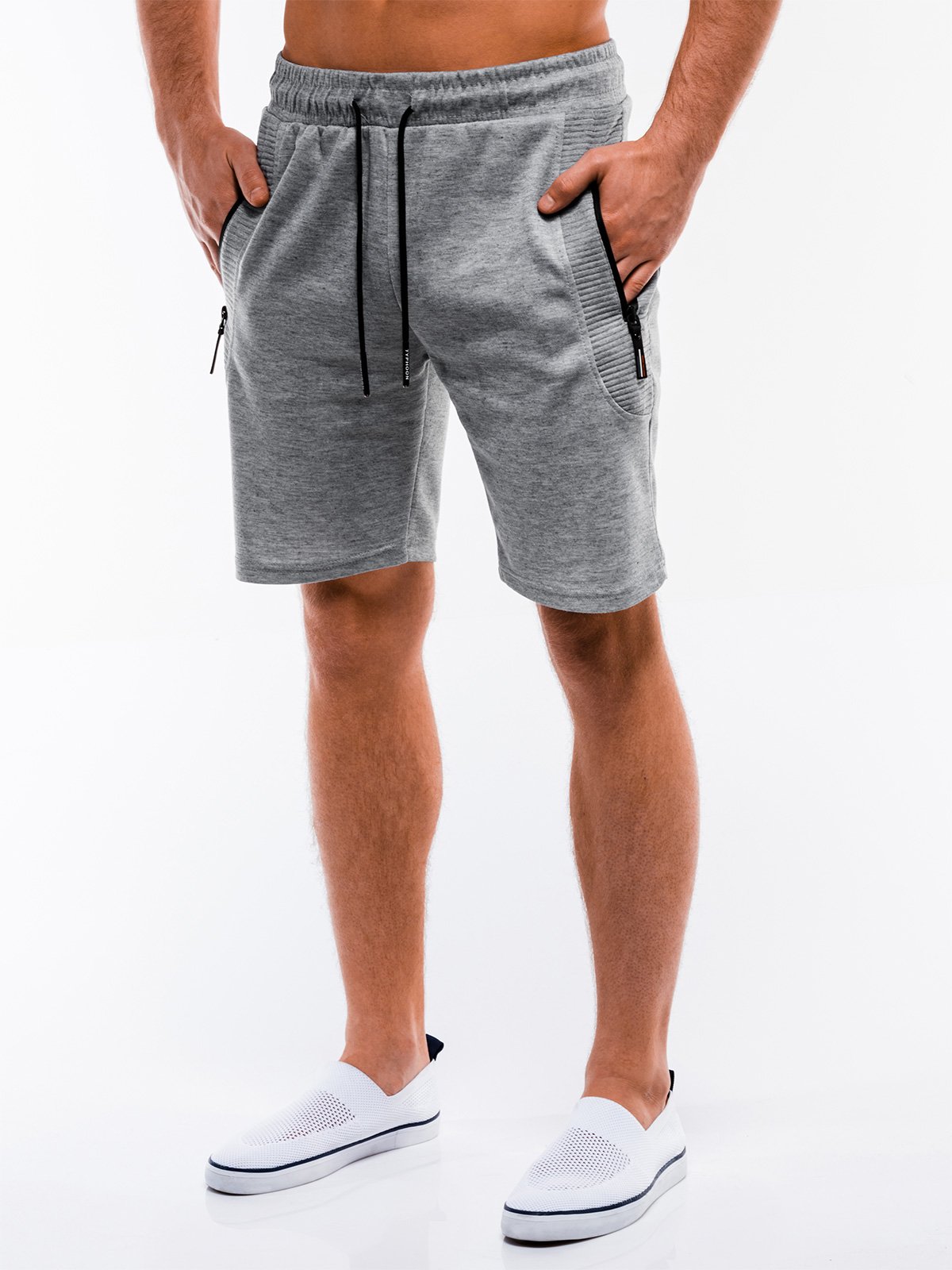 Men's sweatshorts W212 - grey | MODONE wholesale - Clothing For Men