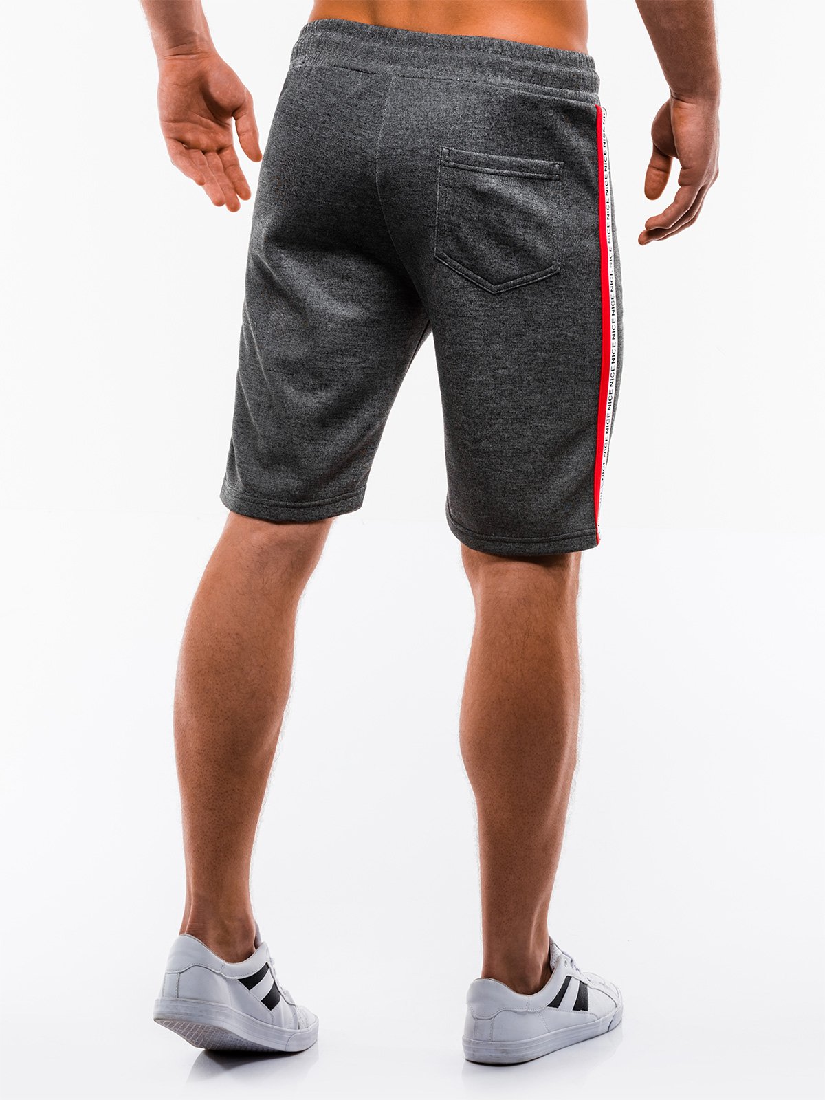 Men's sweatshorts W213 - dark grey | MODONE wholesale - Clothing For Men