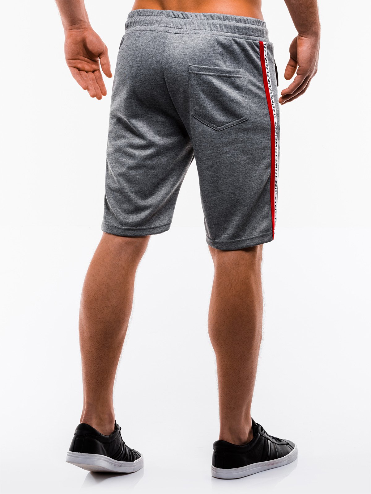 Men's sweatshorts W213 - grey | MODONE wholesale - Clothing For Men