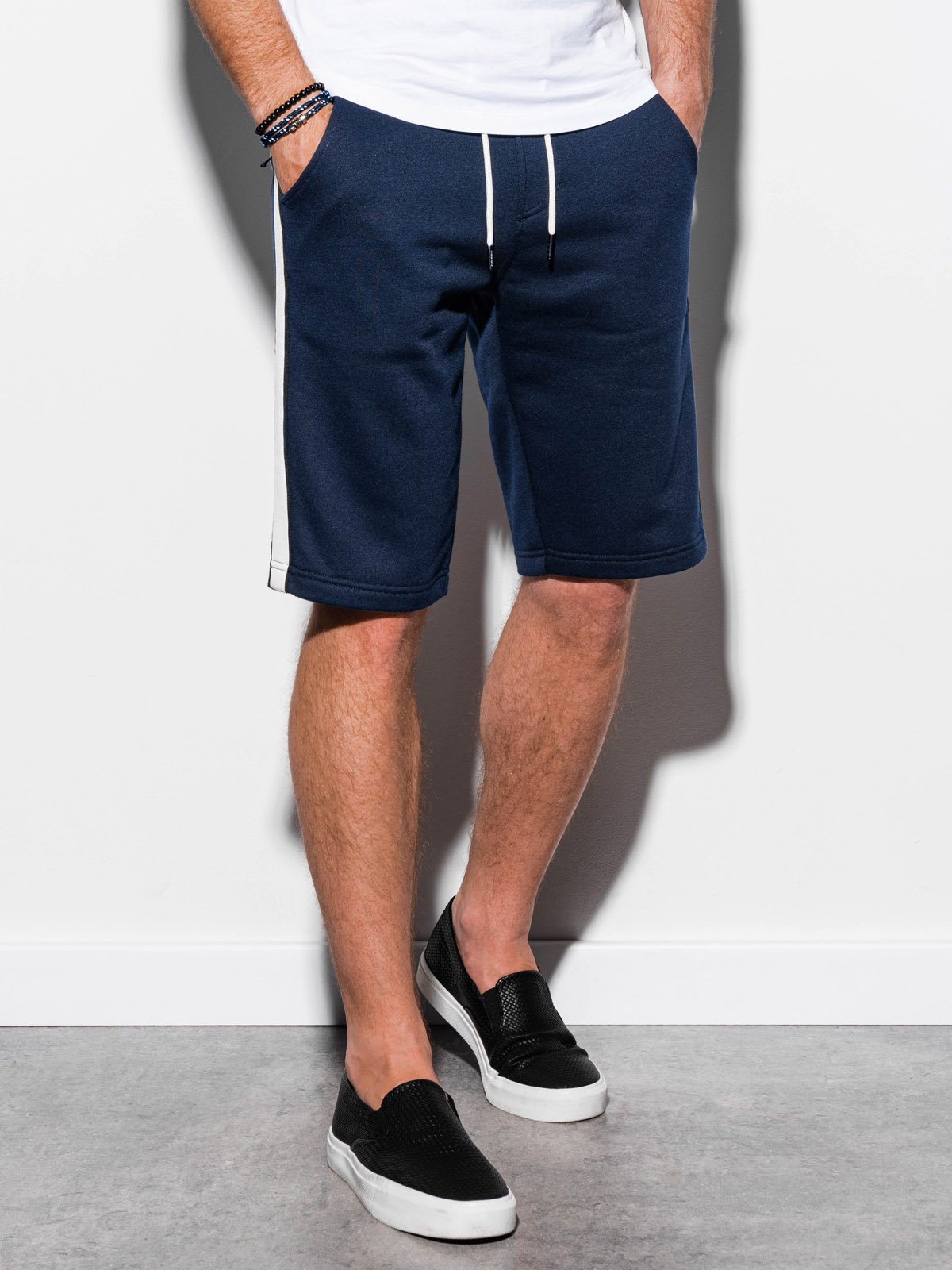 Men's sweatshorts W241 - navy | MODONE wholesale - Clothing For Men