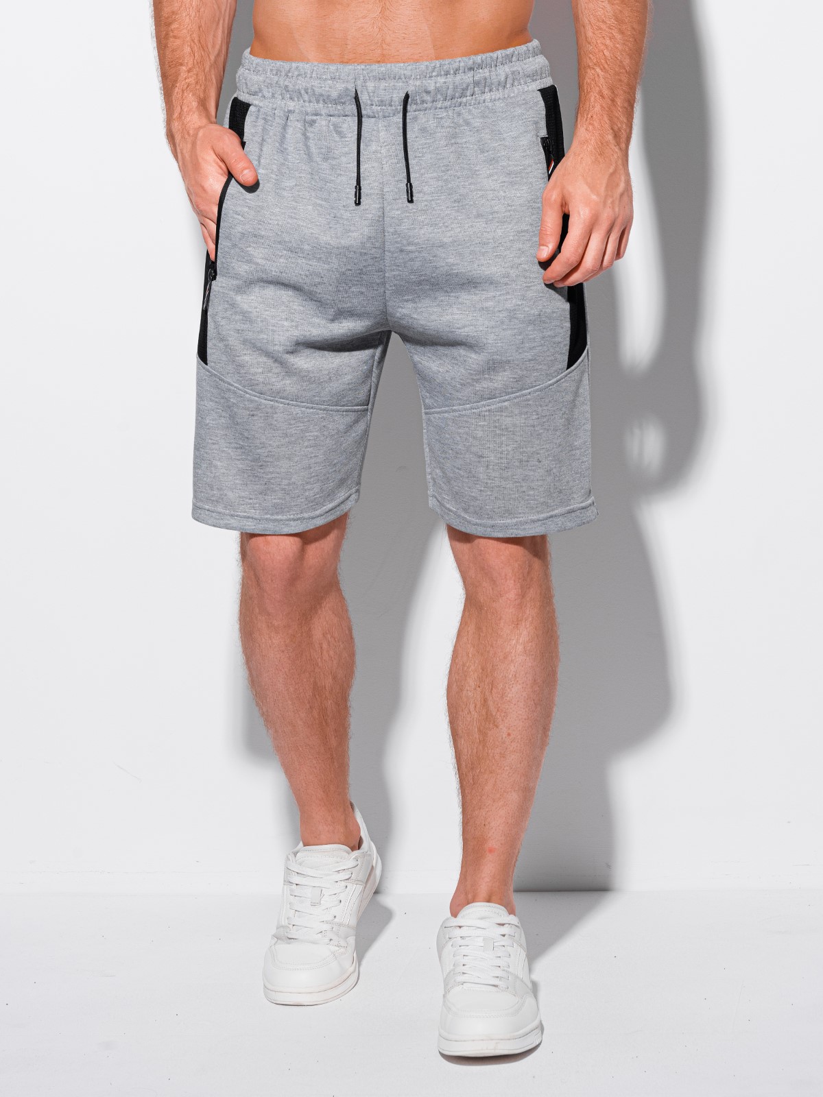 Men's sweatshorts W379 - grey | MODONE wholesale - Clothing For Men