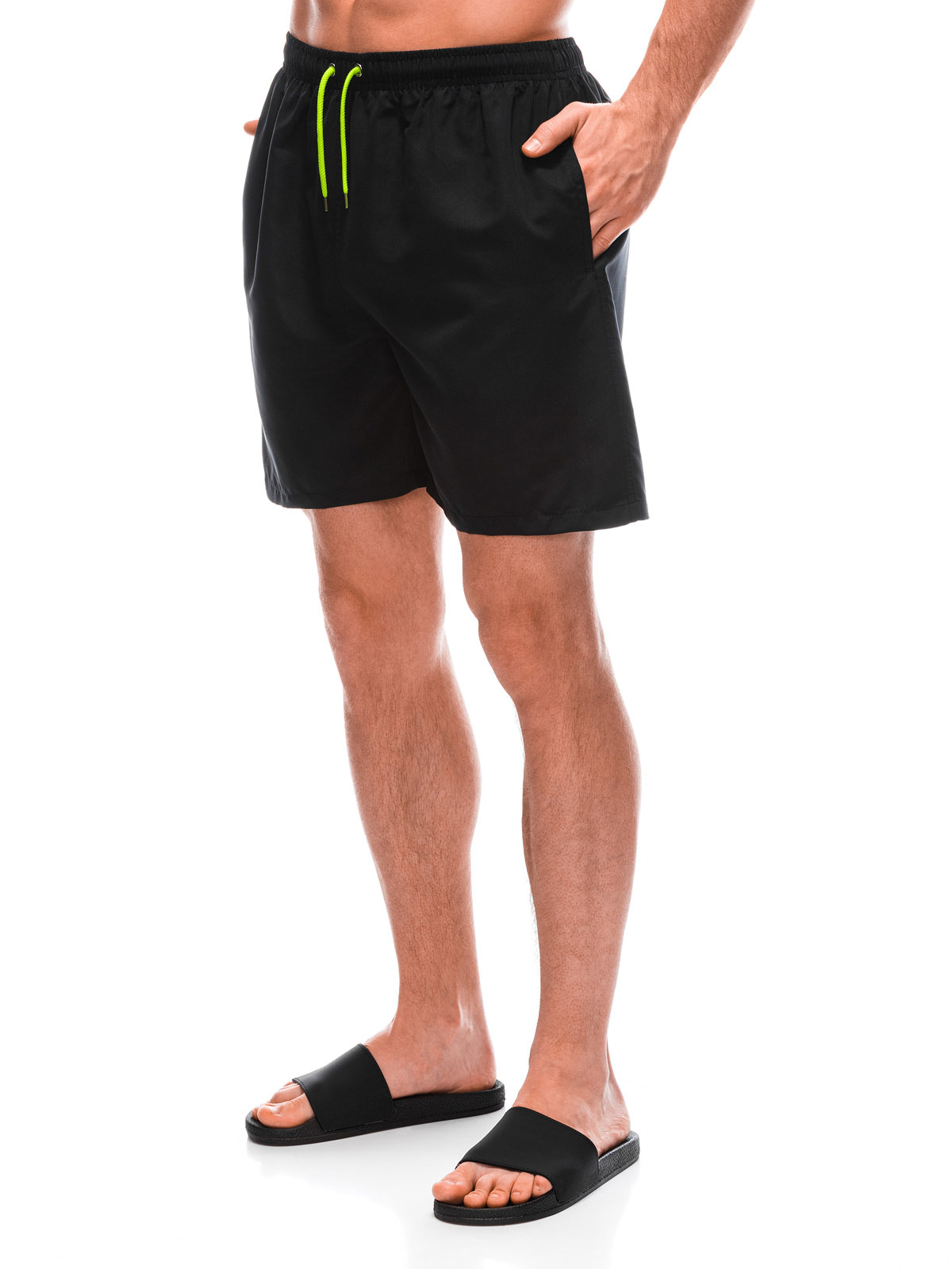 Mens Swimming Shorts W446 Black Modone Wholesale Clothing For Men