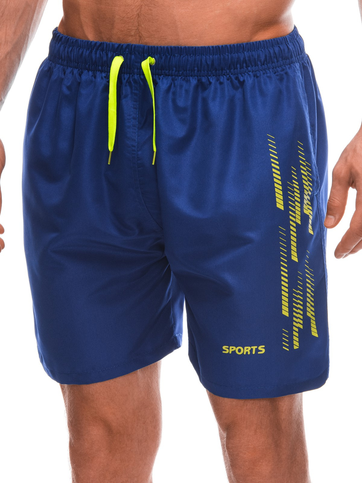 Men's swimming shorts W459 blue MODONE wholesale Clothing For Men