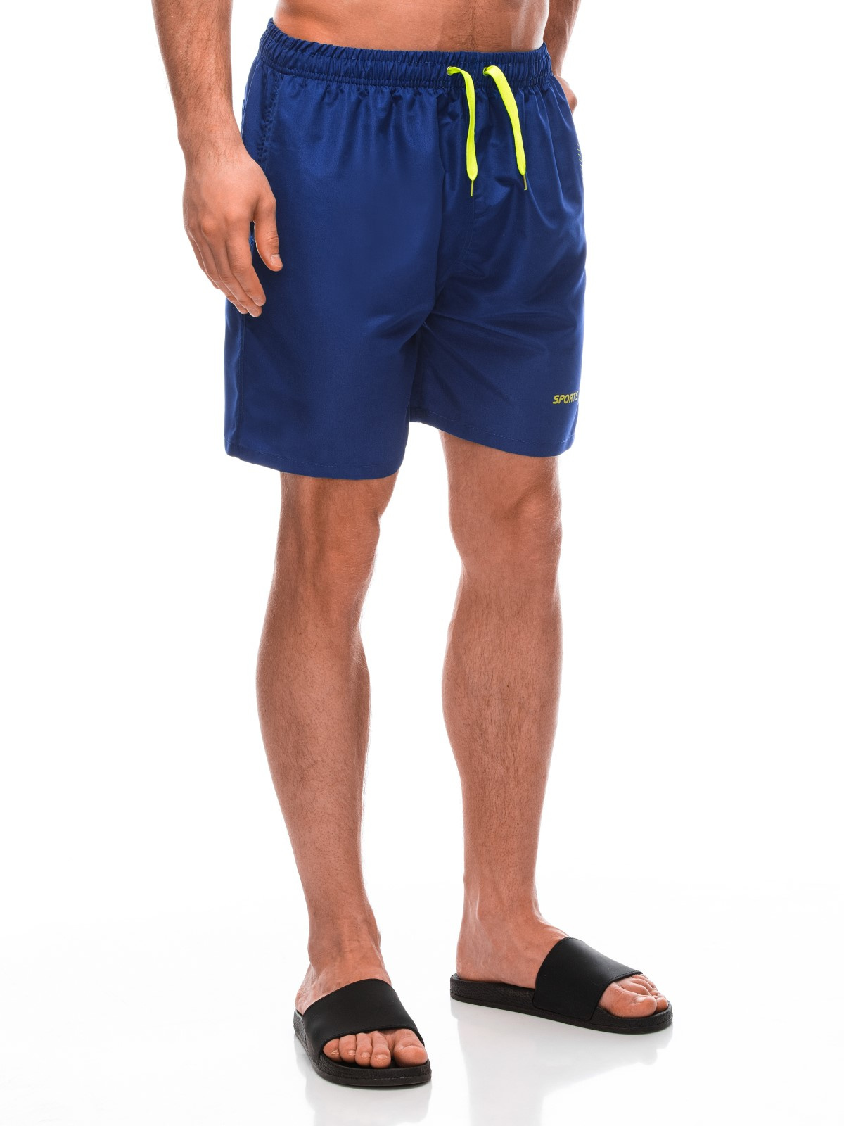 Men's swimming shorts W459 blue MODONE wholesale Clothing For Men