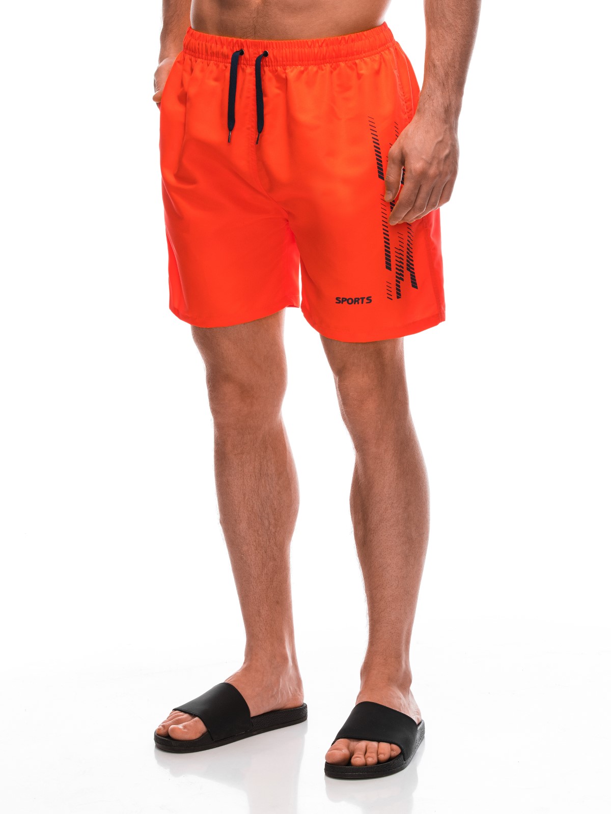 Men's swimming shorts W459 - orange | MODONE wholesale - Clothing For Men