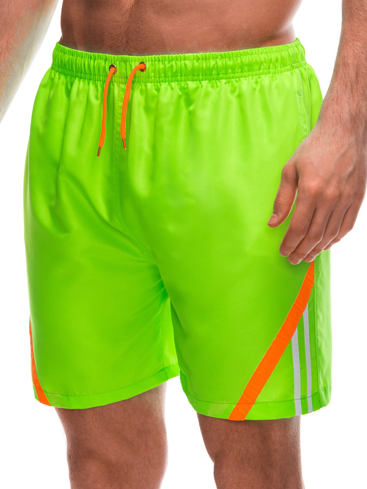 Men's swimming shorts W460 green MODONE wholesale Clothing For Men