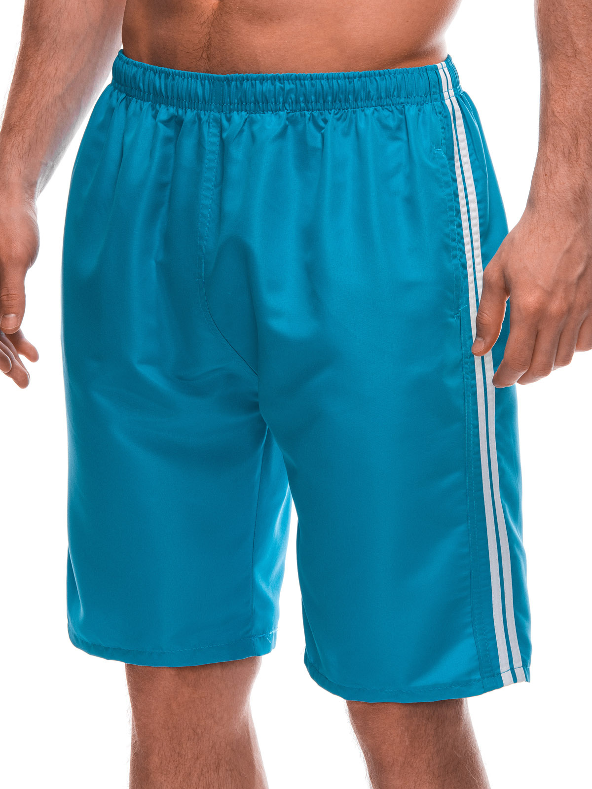 Men's swimming shorts W461 light blue MODONE wholesale Clothing