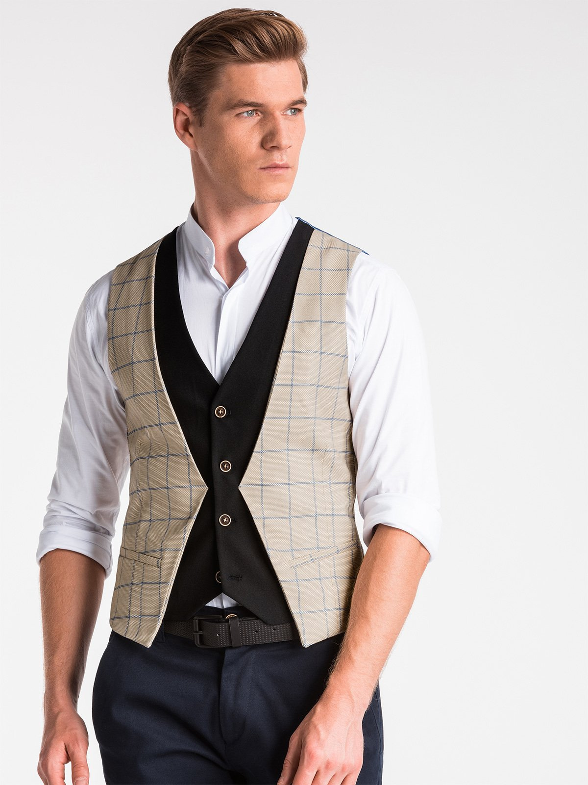 Men's vest V49 camel MODONE wholesale Clothing For Men