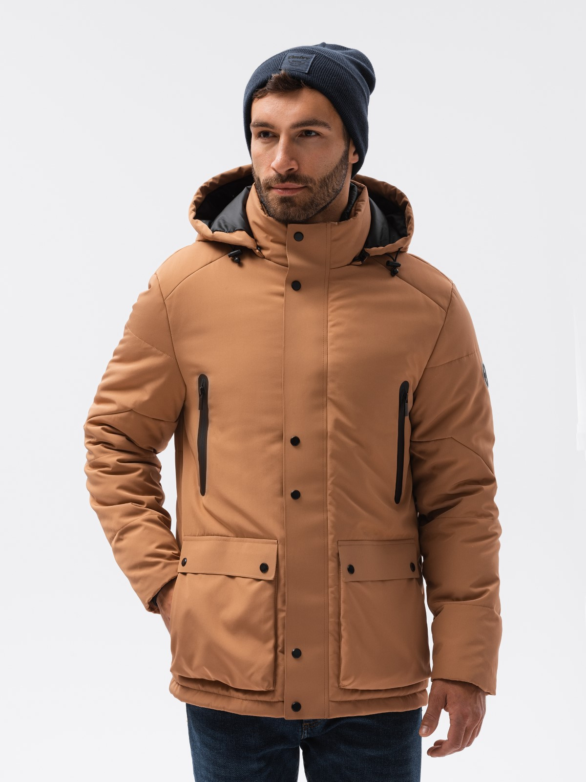 mens brown winter jacket