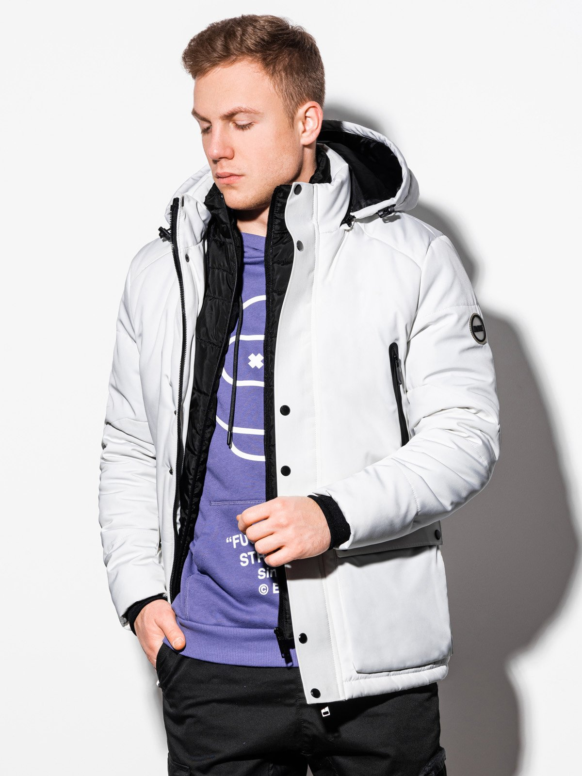 winter jacket mens white