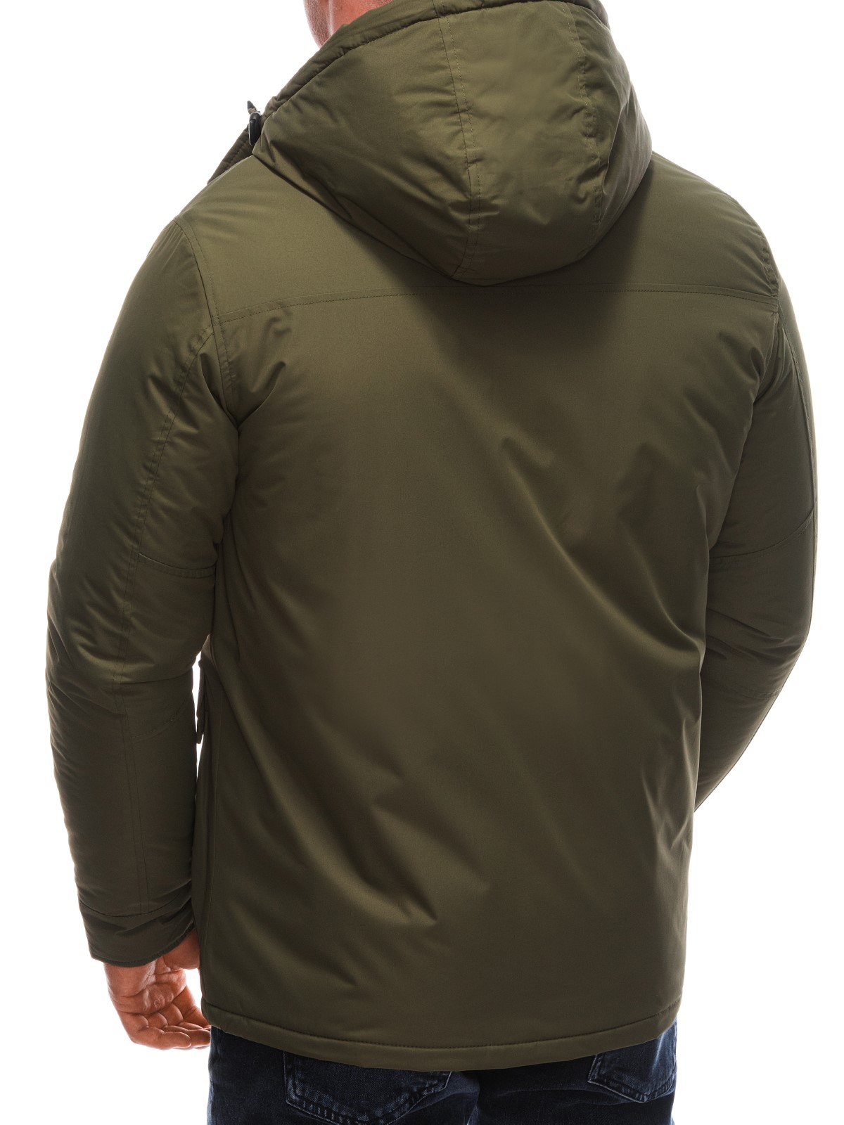 Men's winter jacket C530 - dark olive | MODONE wholesale - Clothing For Men