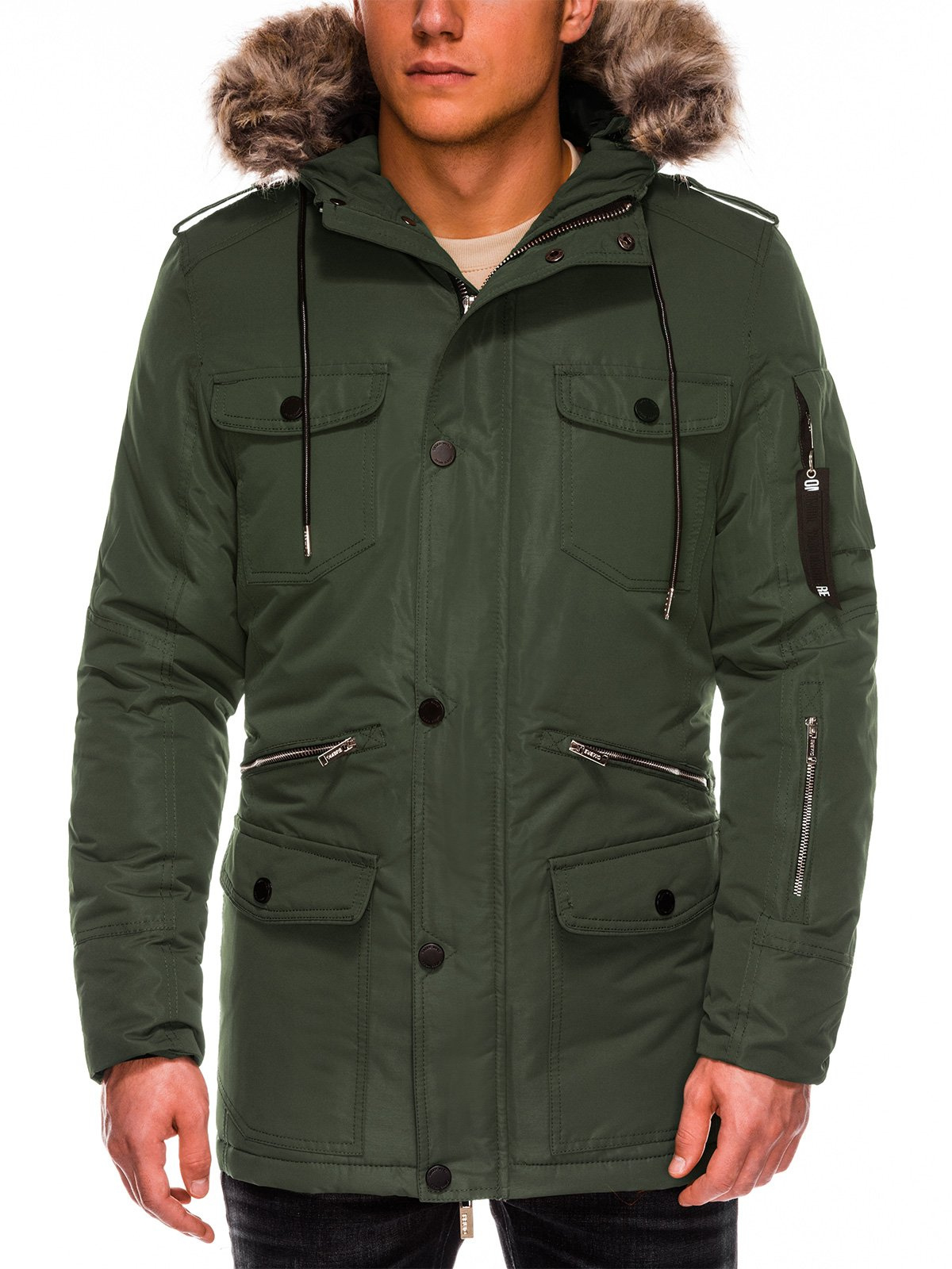 men-s-winter-parka-jacket-c410-olive-modone-wholesale-clothing