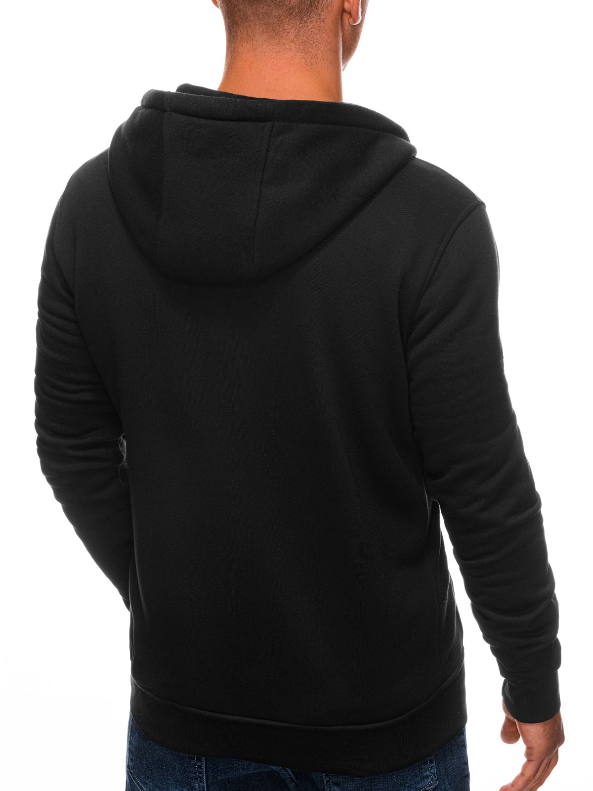 Men's zip-up sweatshirt B895 - black | MODONE wholesale - Clothing For Men
