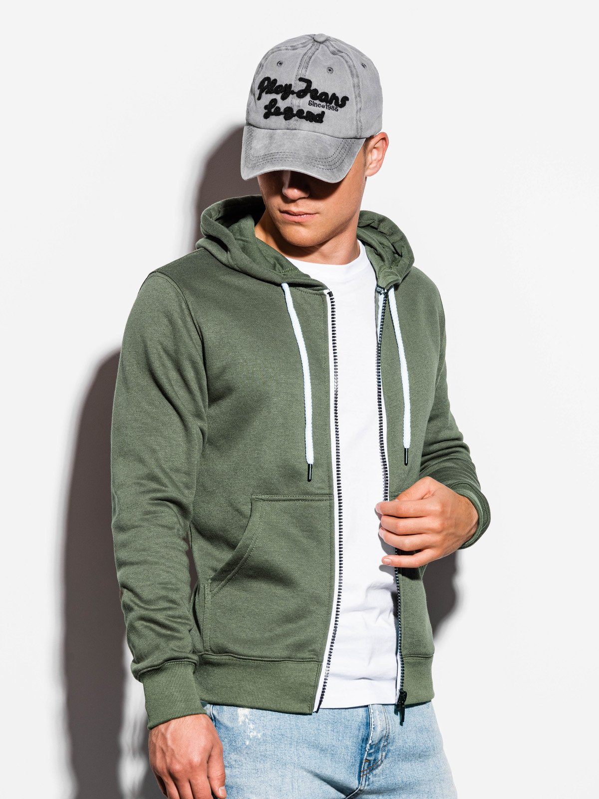 mens khaki sweatshirt