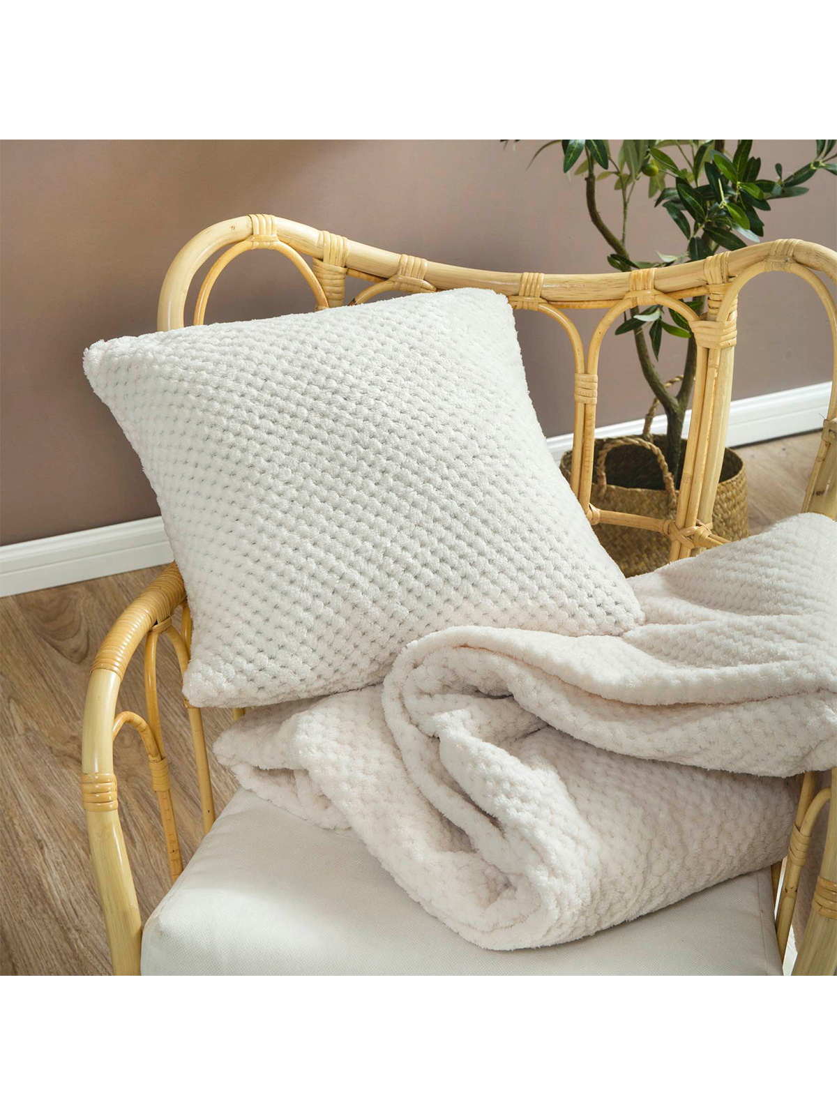 Monte Blanket 75x150 A433 creamy MODONE wholesale Clothing For Men