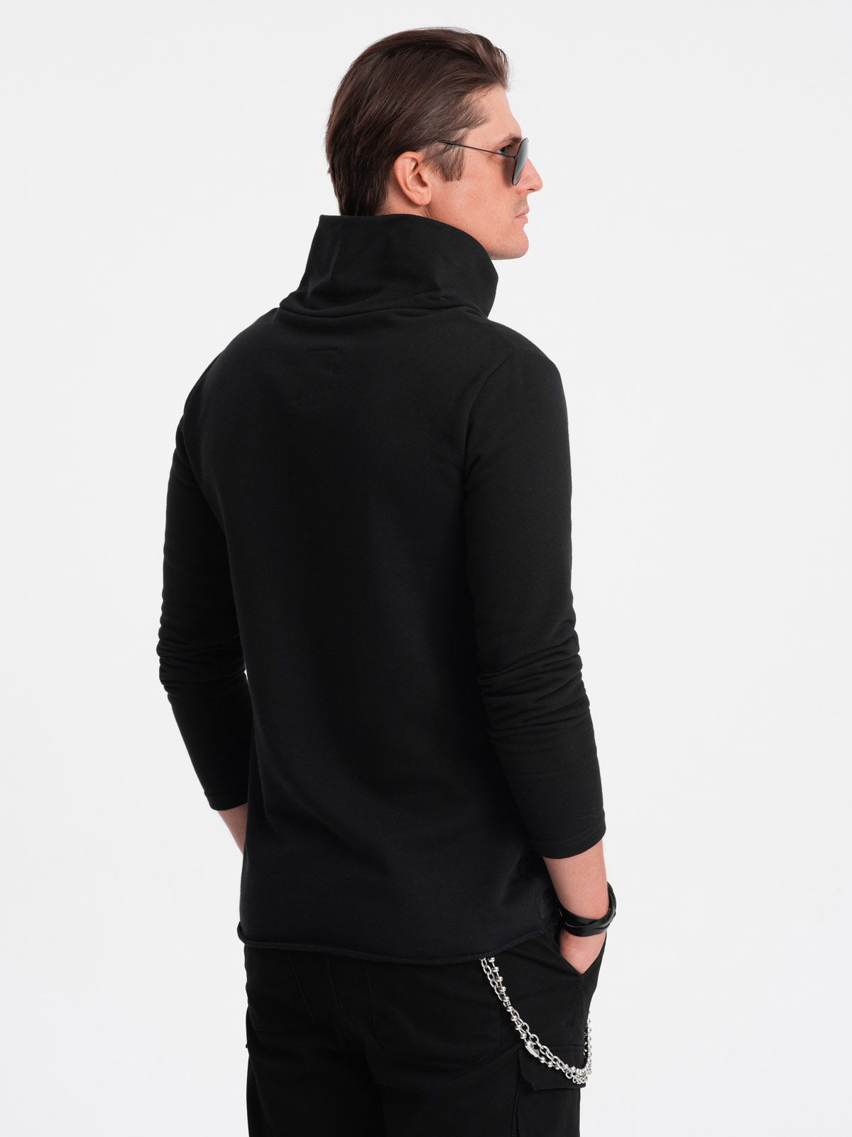 Funnel collar sweatshirt discount mens