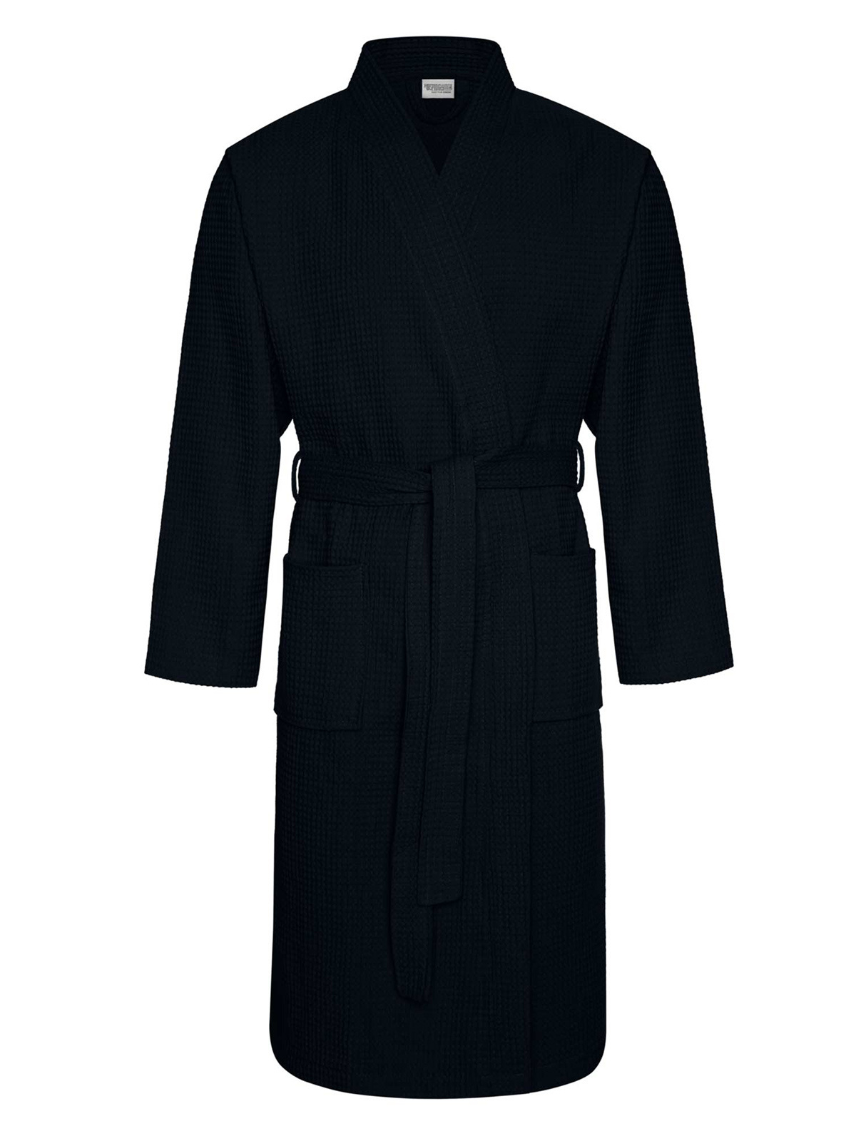 Waffle bathrobe A619 dark grey MODONE wholesale Clothing For Men