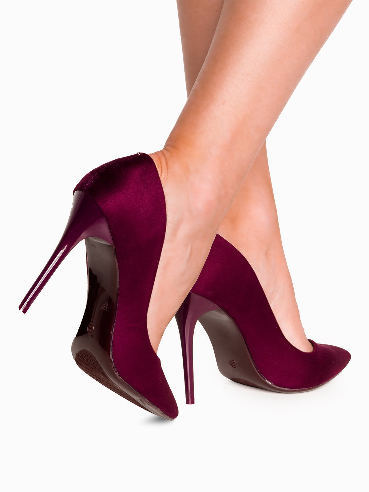 dark magenta heels