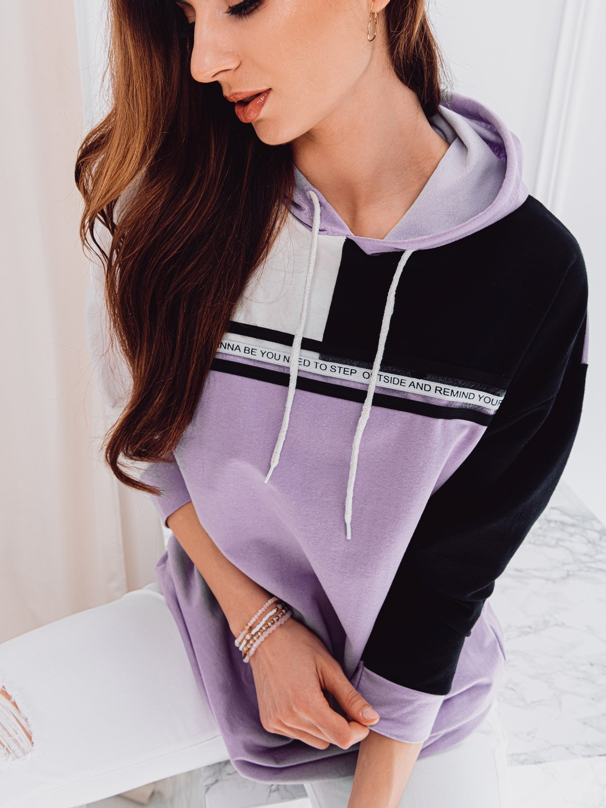 violet hoodie women's