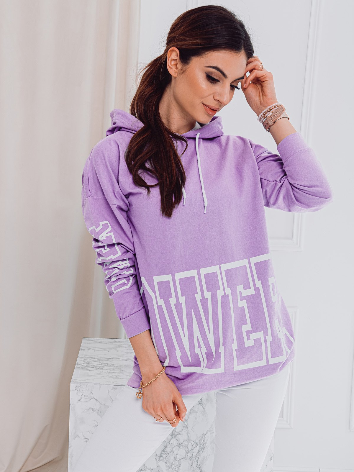 violet hoodie women's