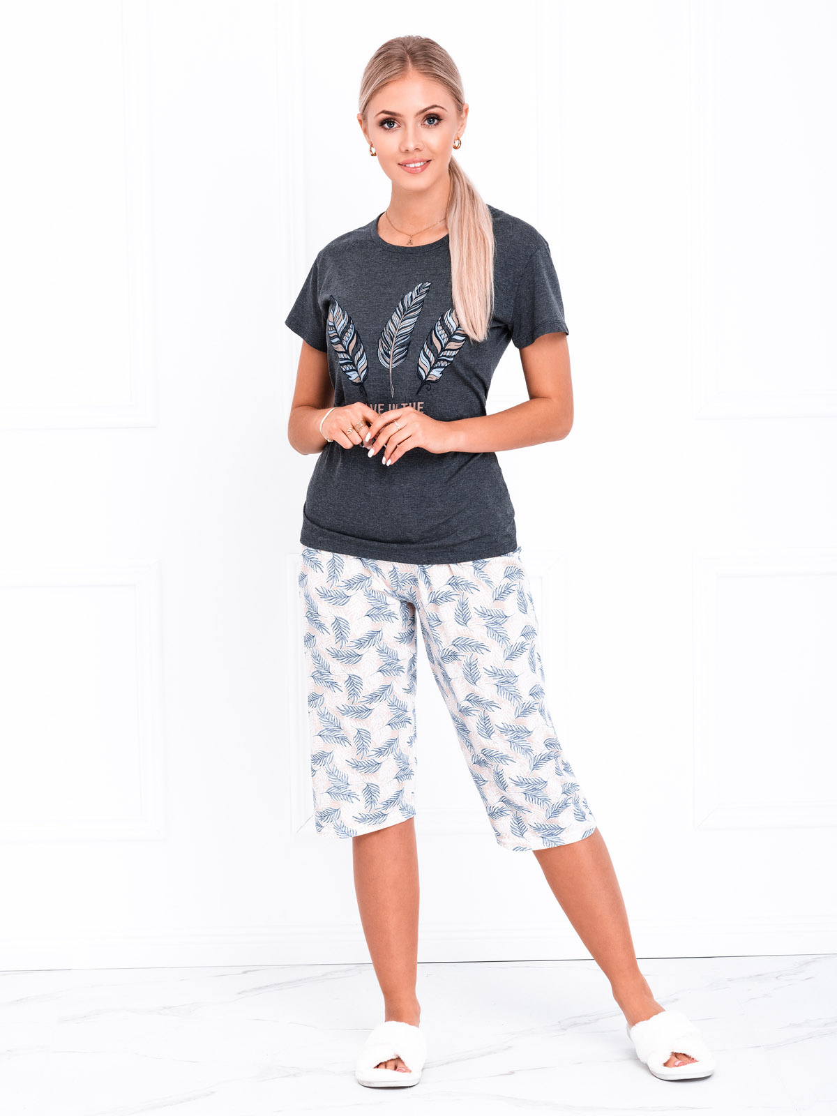 Dark grey pyjamas hot sale