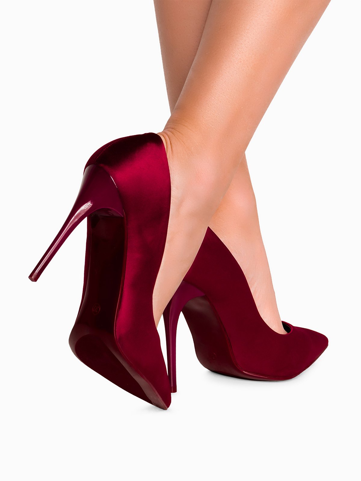 Women's heels- dark red LR429 | MODONE wholesale - Clothing For Men