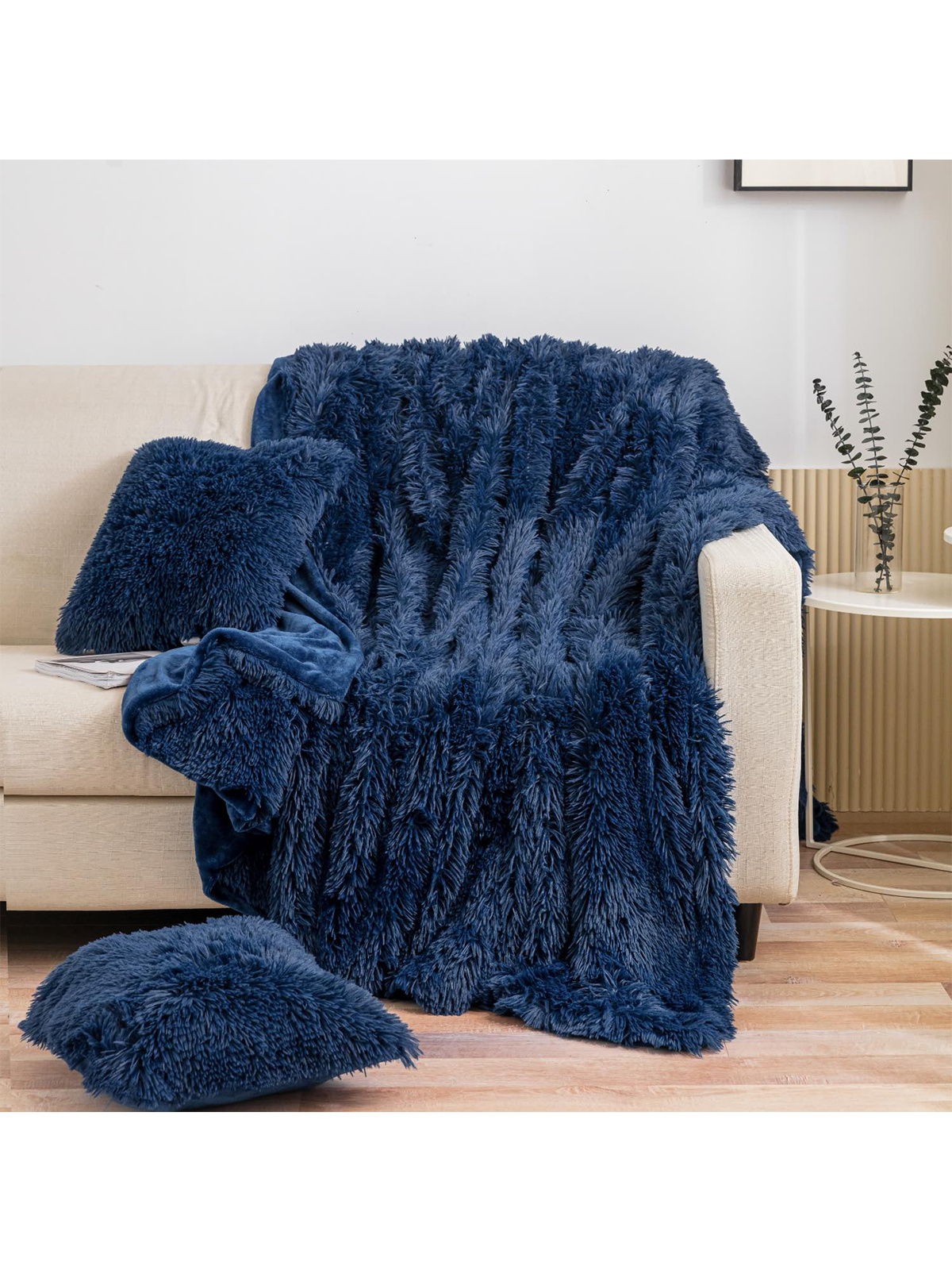 Yeti Blanket A434 navy MODONE wholesale Clothing For Men
