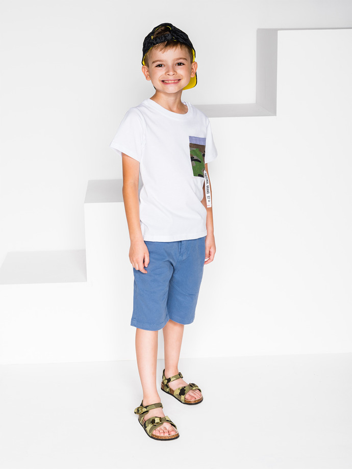 Boy's shorts KP027 - blue | MODONE wholesale - Clothing For Men