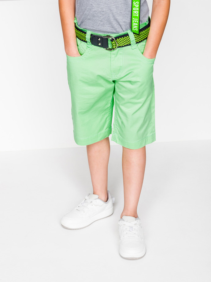 Boy's shorts - light green KP028