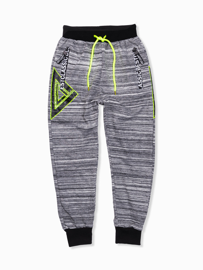 Boy's sweatpants - dark grey KP016