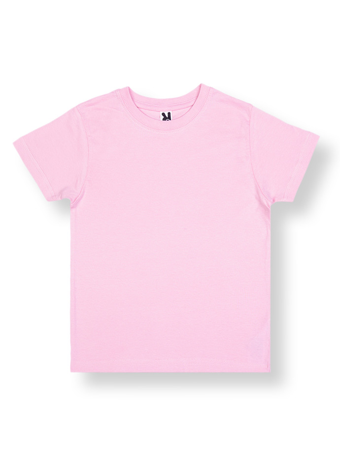 Boy's t-shirt plain - pink KS012