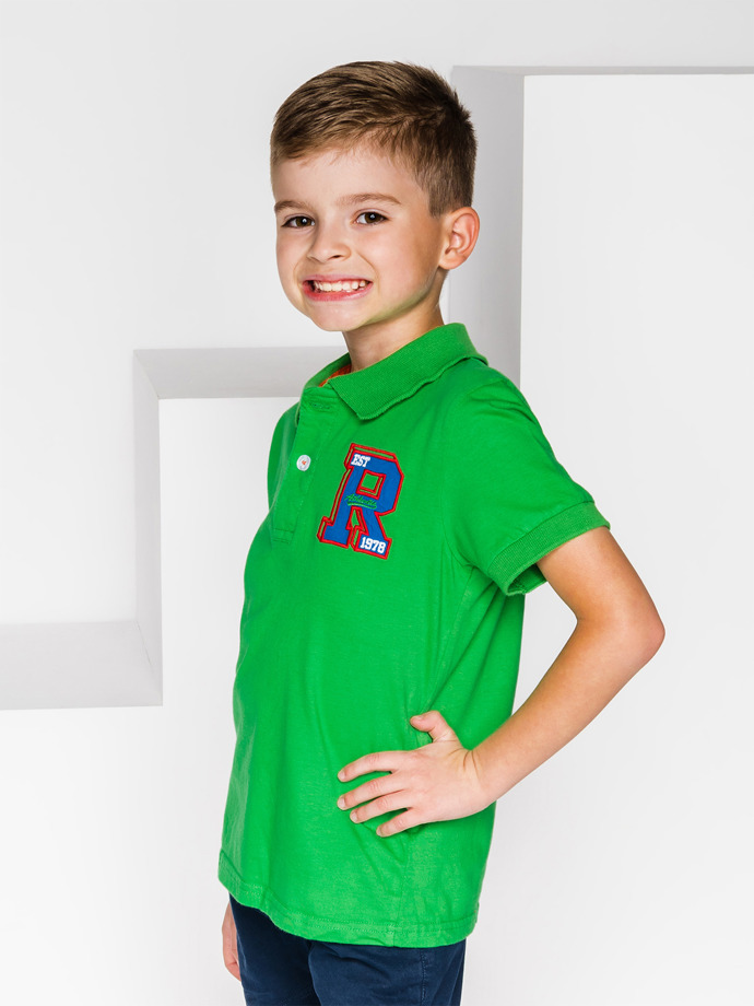 Boy's t-shirt with print - green KS030