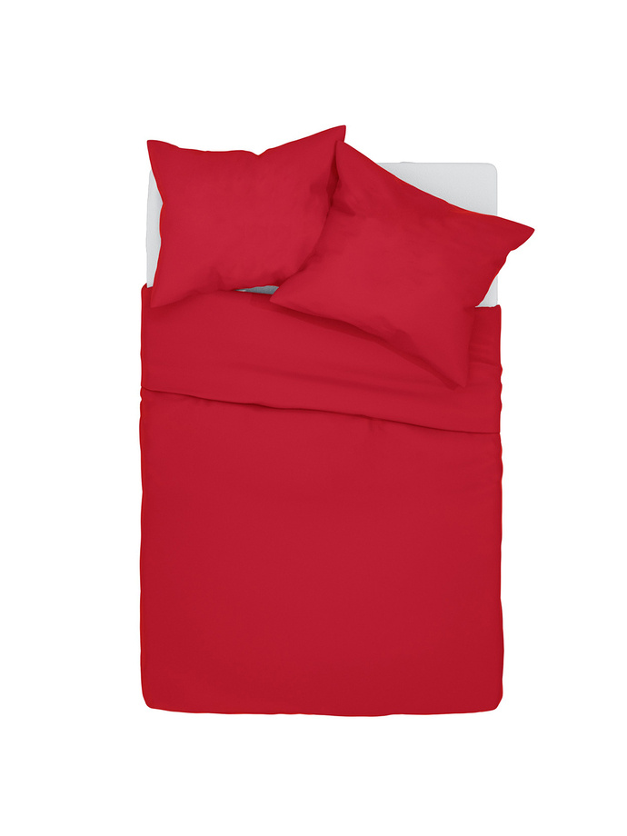 Cotton bed linen Simply A426 - red