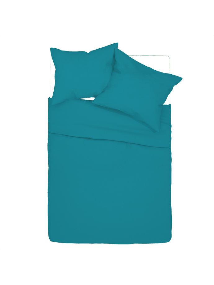 Cotton bed linen Simply A426 - turquoise