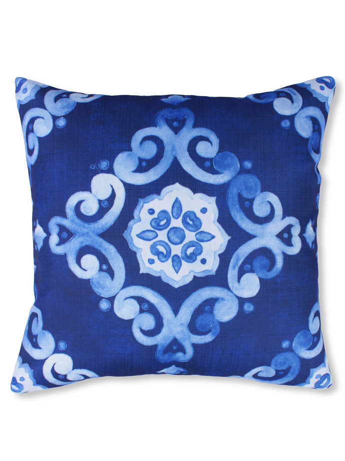 Decorative pillowcase Island deep 45x45 A732 - blue